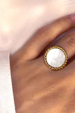 Bague perfection blanche - Boutique Pastel