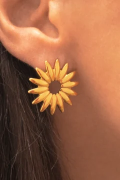 Boucle d'oreille fleur - boutique pastel