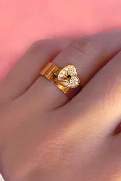 Bague promesse or - Boutique Pastel
