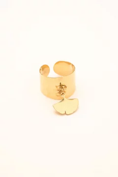 Bague en acier inoxydable  Rayon d'or
