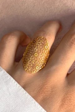 Bague marquise or - Boutique Pastel