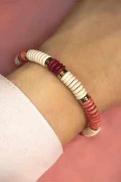 bracelet Assia rose - boutique pastel