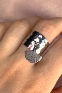 Bague rayon argenté - Boutique Pastel