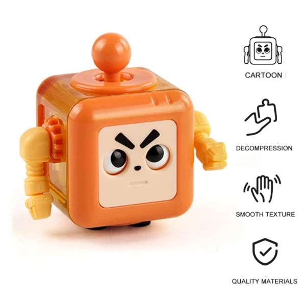 Fidget Cube Highline - Jouet Anti-stress Pour Adultes Et Enfants, 6 Faces D'activités - 7