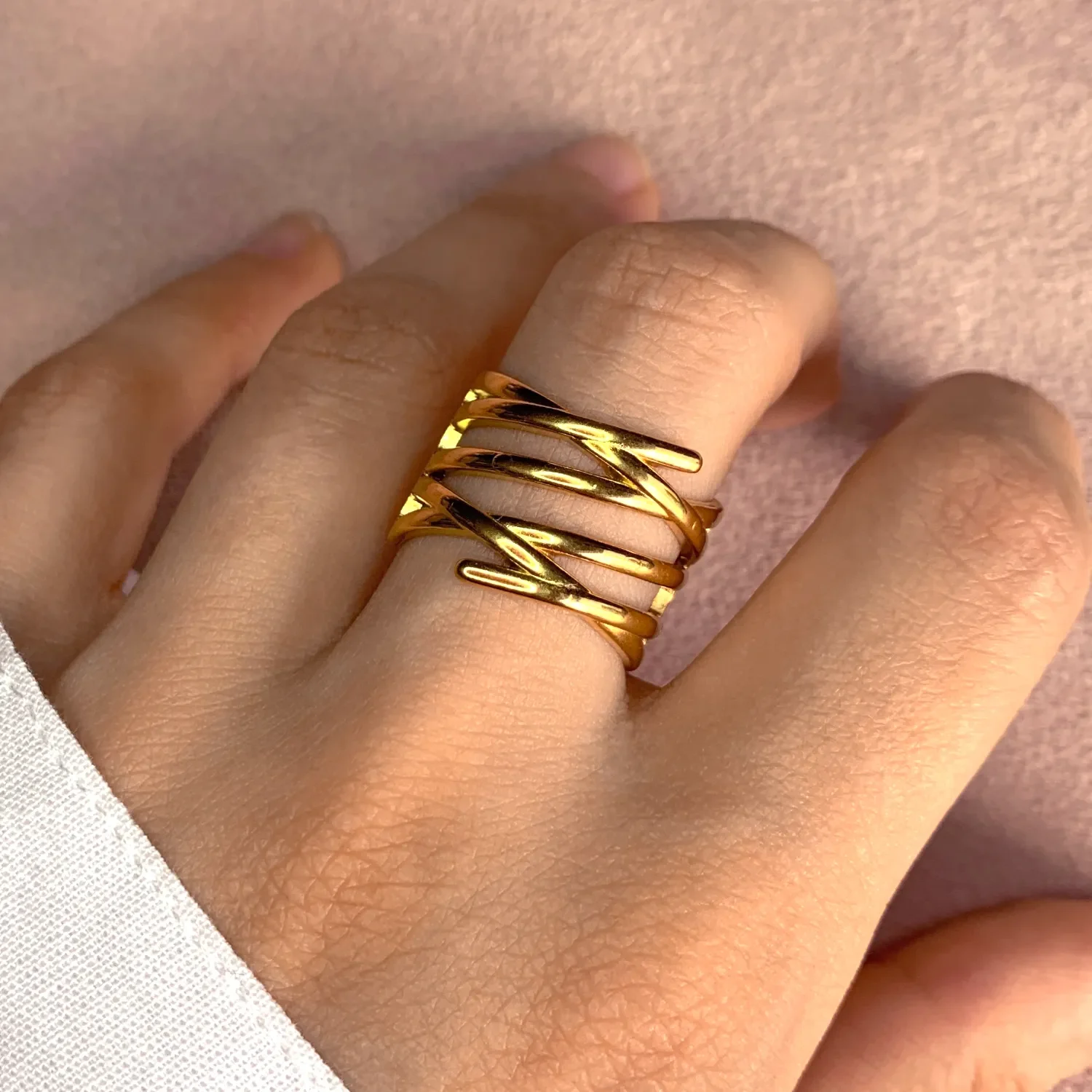 Bague triangle mystique - Boutique Pastel
