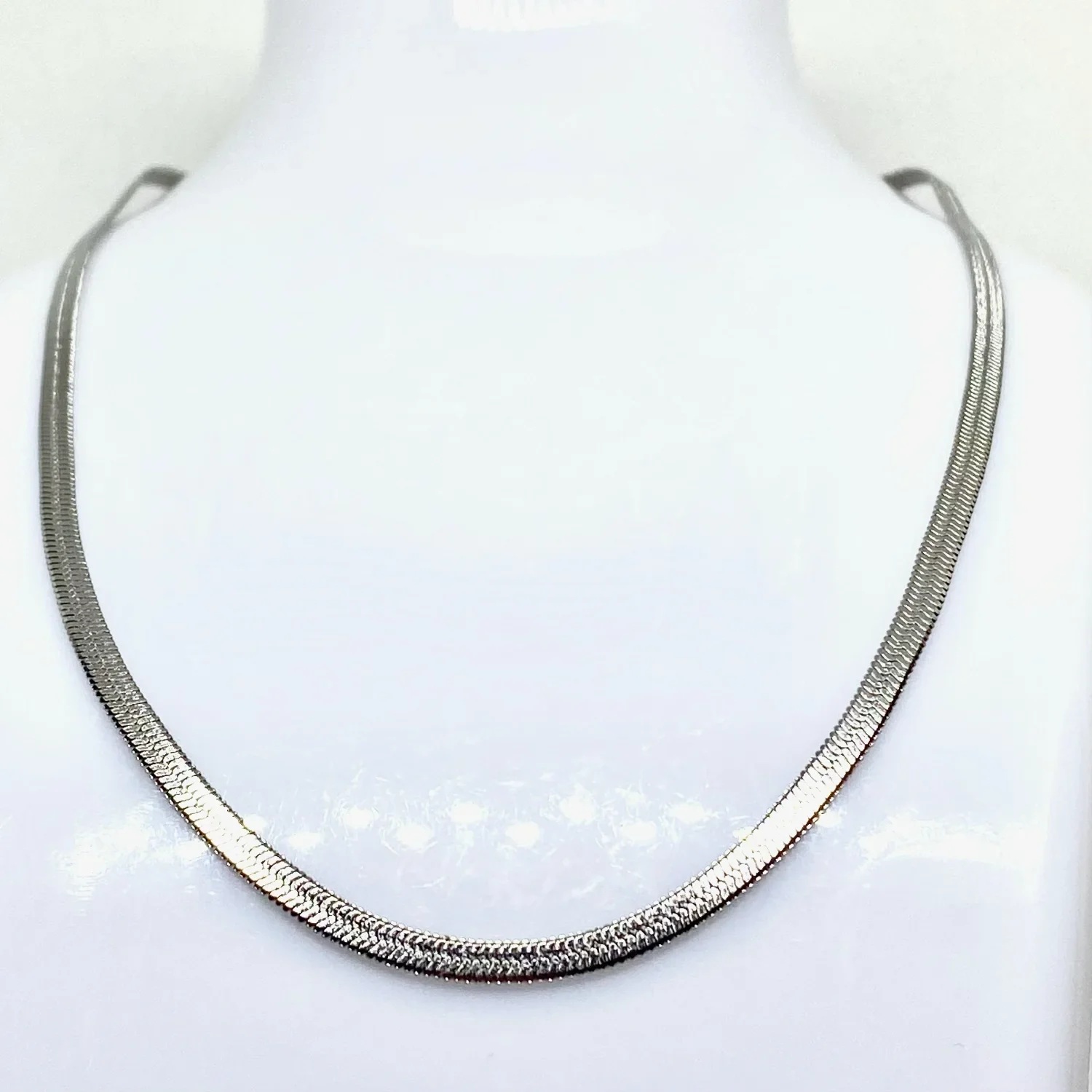 Collier en acier inoxydable Cascade d'Argent1