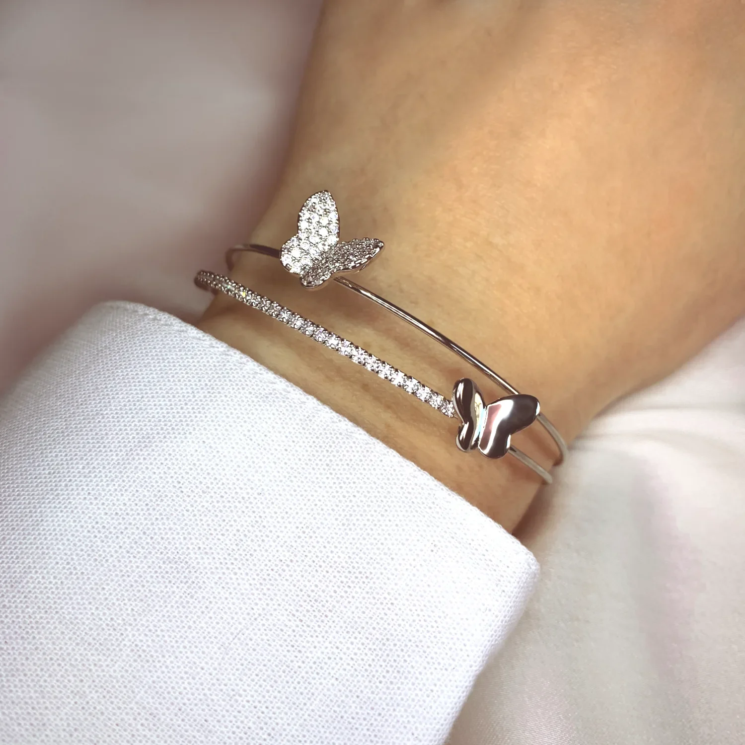Bracelet papillon - boutique pastel