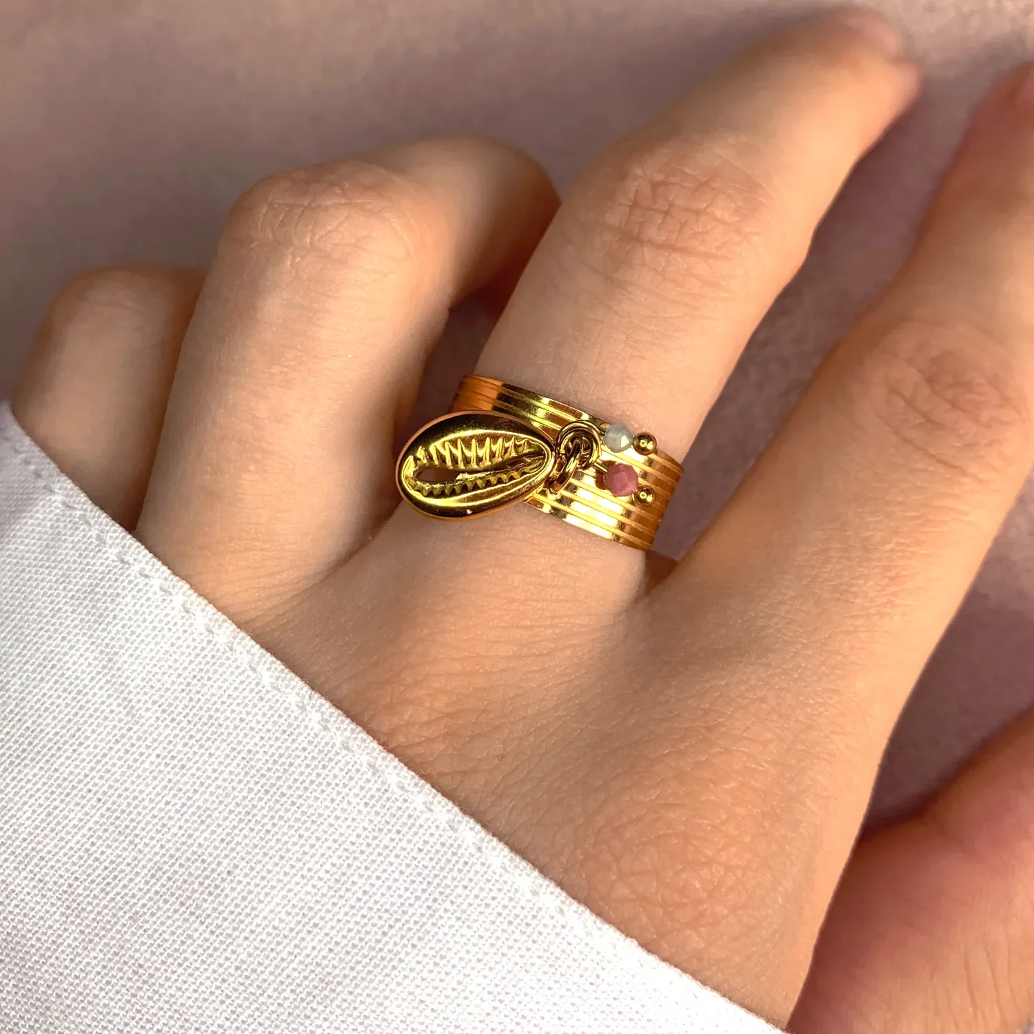 Bague breloque - boutique pastel