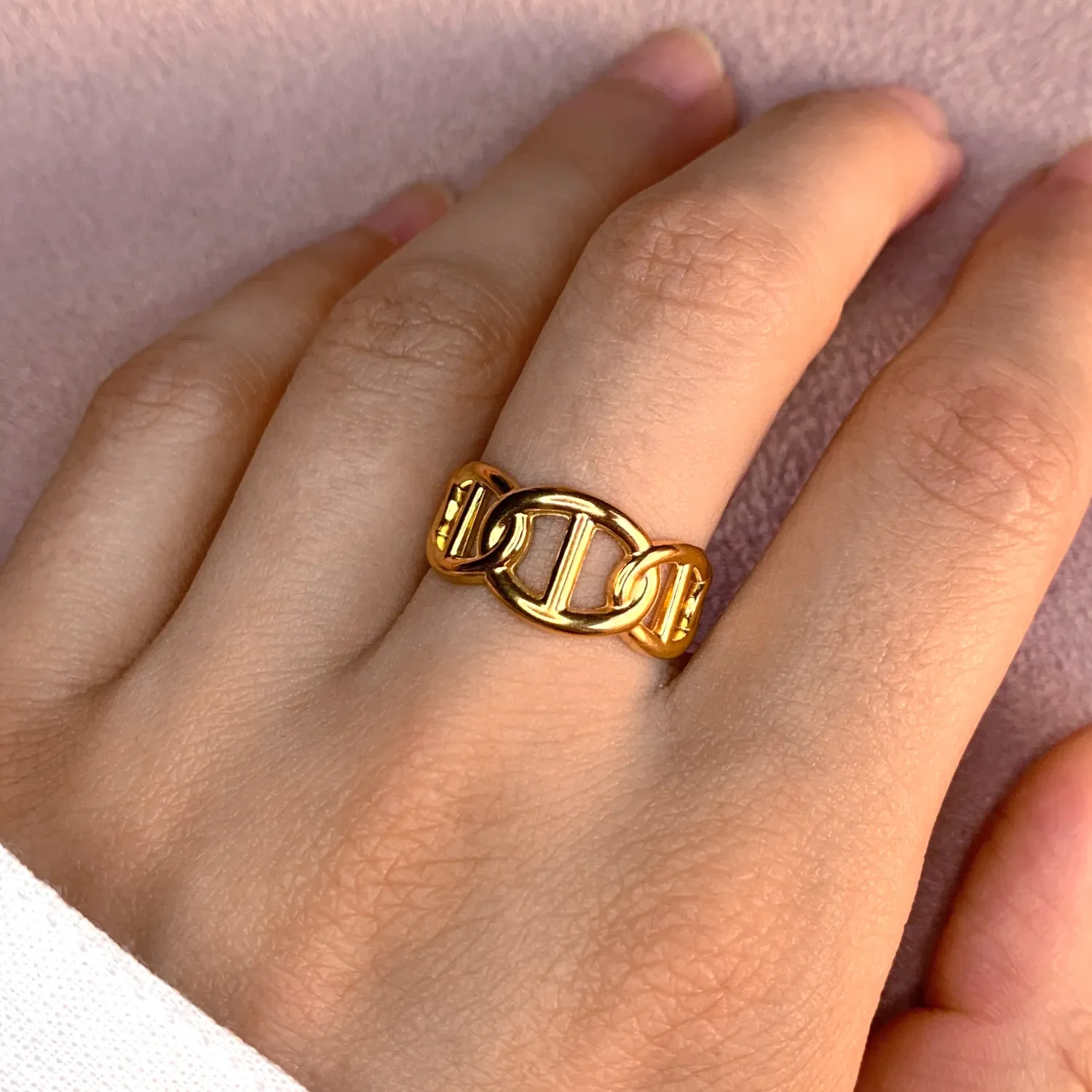 bague ovale - boutique pastel