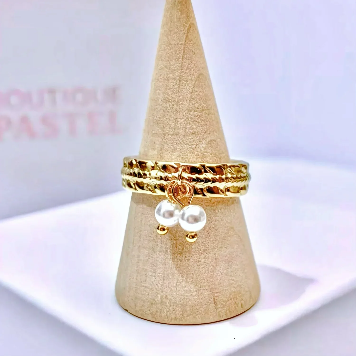 bague pendante - boutique pastel