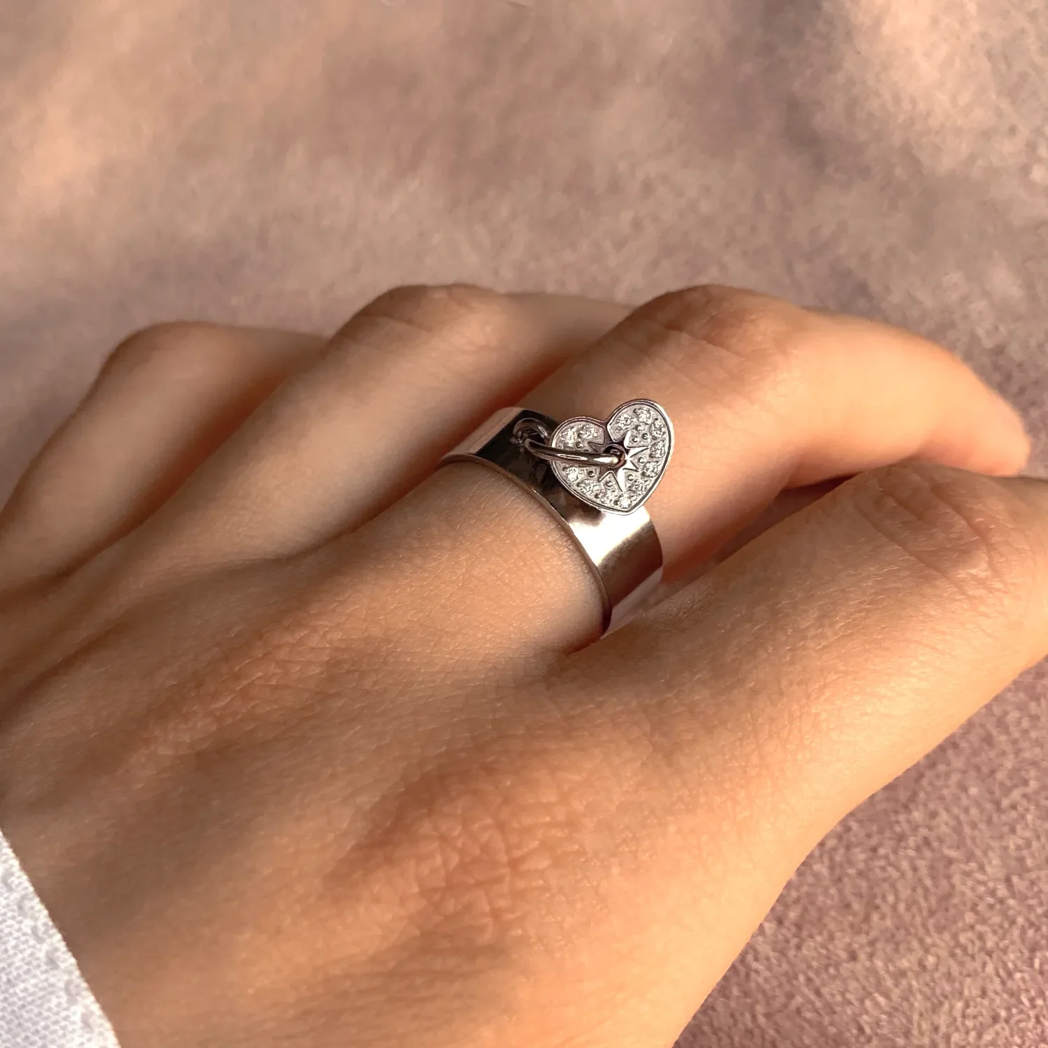 bague promesse argent - boutique pastel