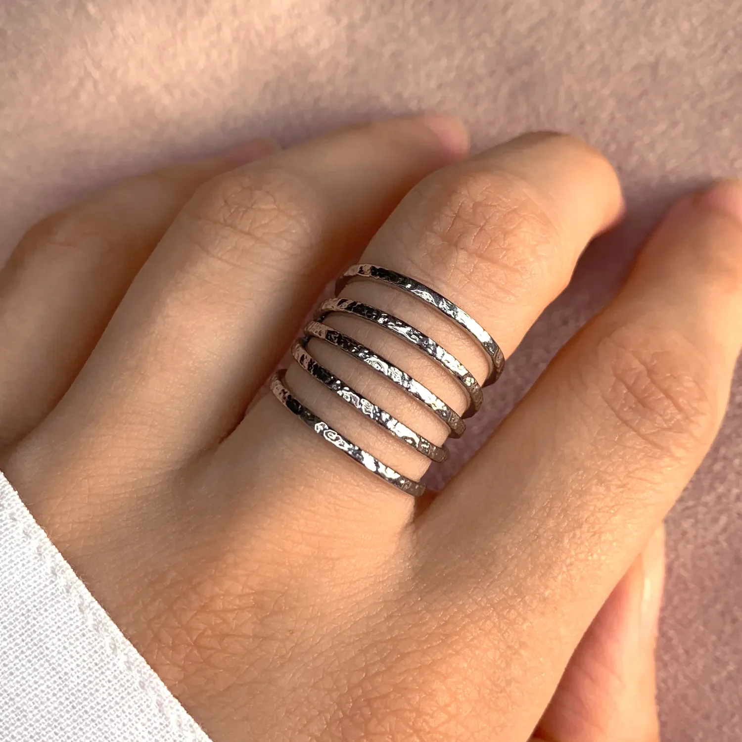 Bague ague scintillante - Boutique pastel