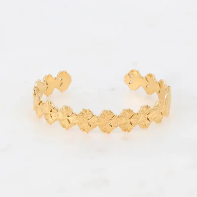 bracelet jonc doré