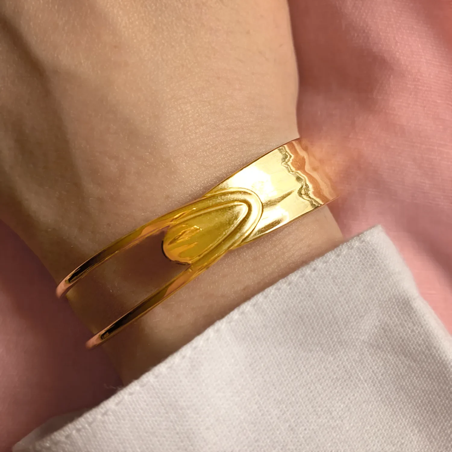 bracelet jonc or - boutique pastel